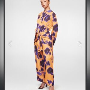 Saturn printed Jumpsuit Fashion Designer